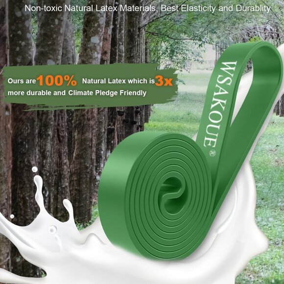 Pull Up Bands, Resistance Bands, Pull Up Assistance Bands Set for Men & Women, E - Picture 4 of 6